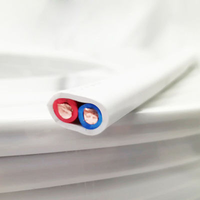 kwaliteit  Flameproof Twin Core Flat Wire Electrical Cable Alkali Resistant fabriek