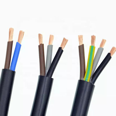 kwaliteit  PVC Insulated Rubber Sheathed Flexible Cable 2 Core Fire Retardant fabriek